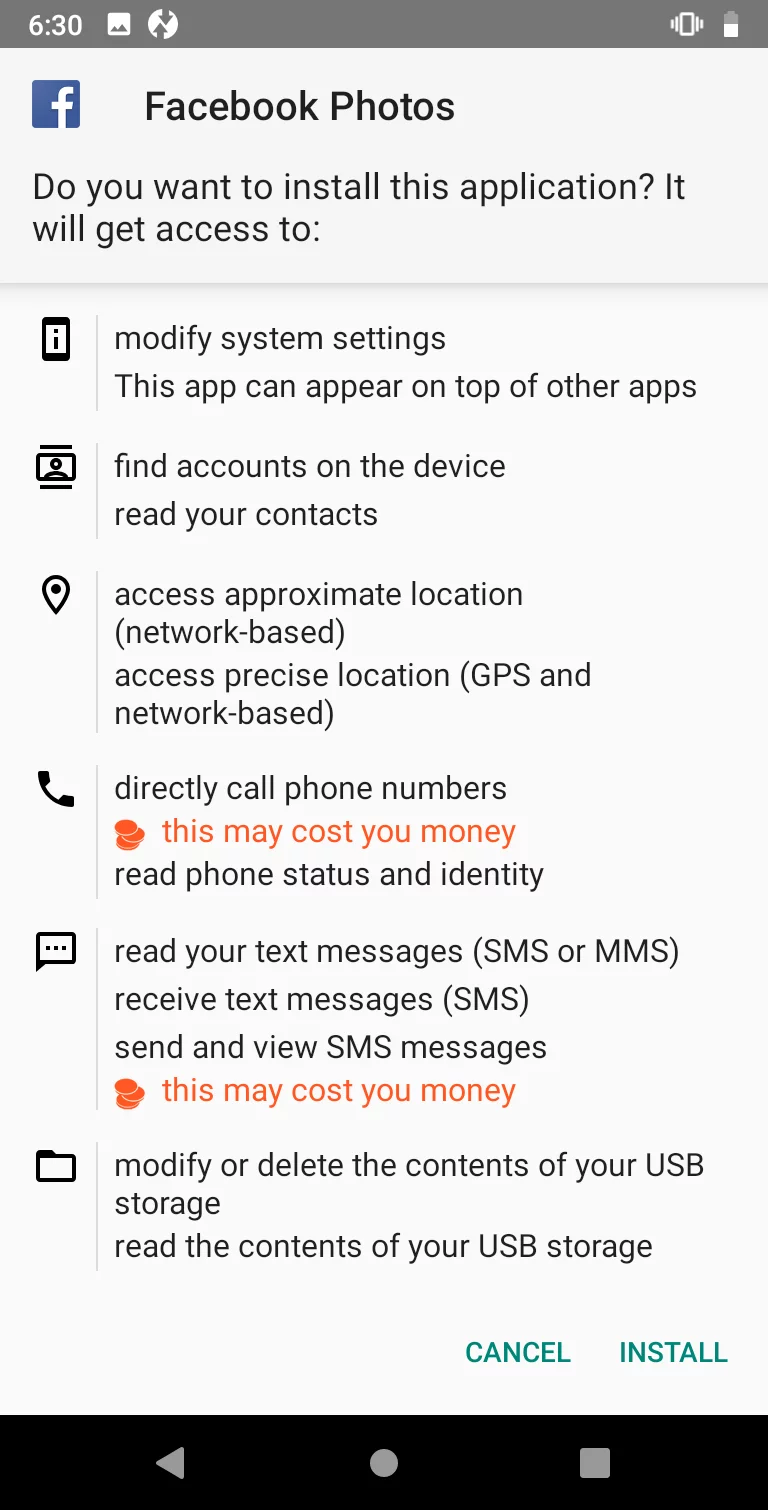 gustuff malicious Android OS application