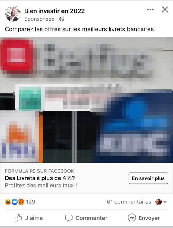 CryptosLabs social media advertising to lure victims