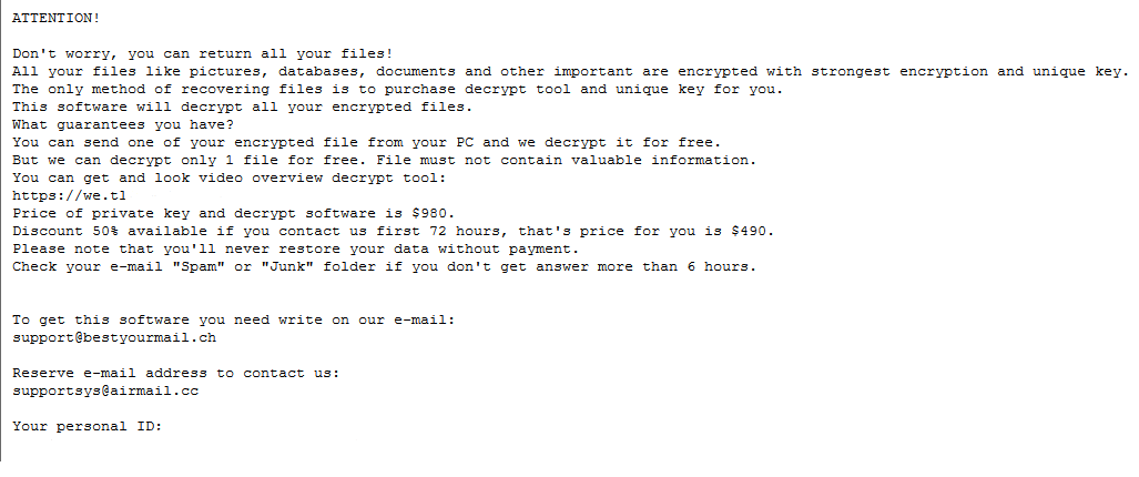 DJVU/STOP ransom note