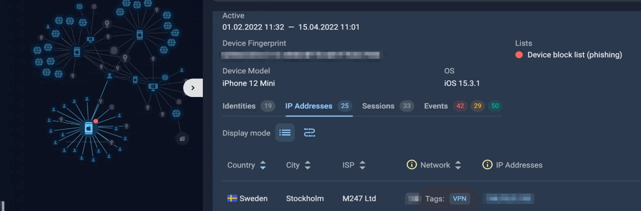 Group-IB Fraud Protection Interface