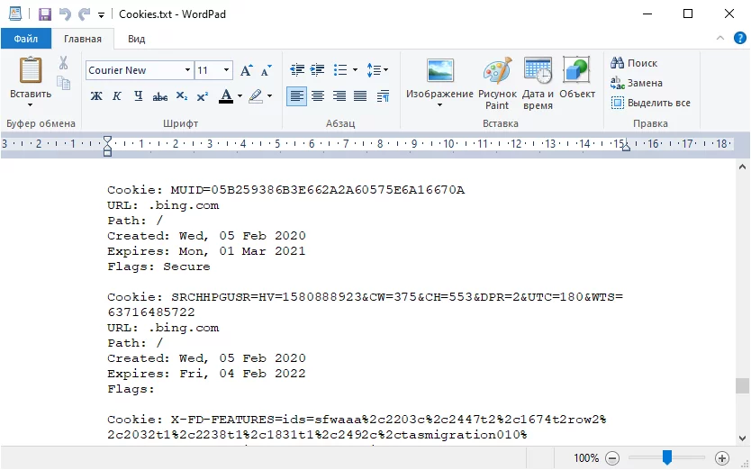 Cookies.binarycookies parsed with EdgeCookiesParser