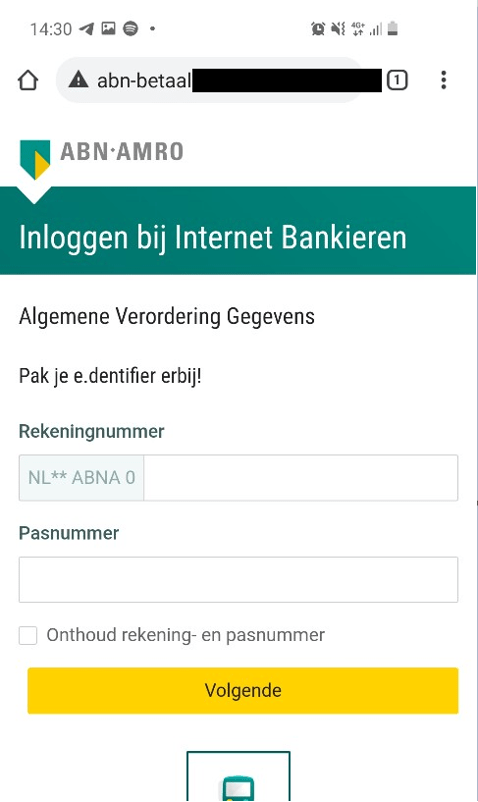 runlir phishing website screenshot