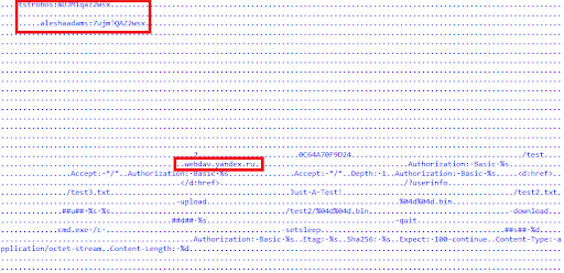 sample of Webdav-O x86 code