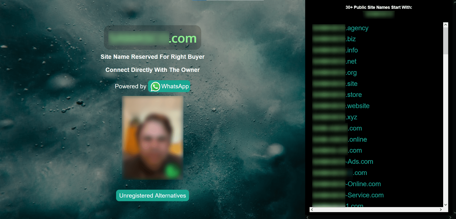 A screenshot of the selling resource