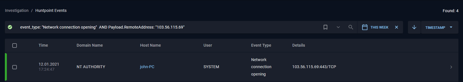 network connections to the server bootkits