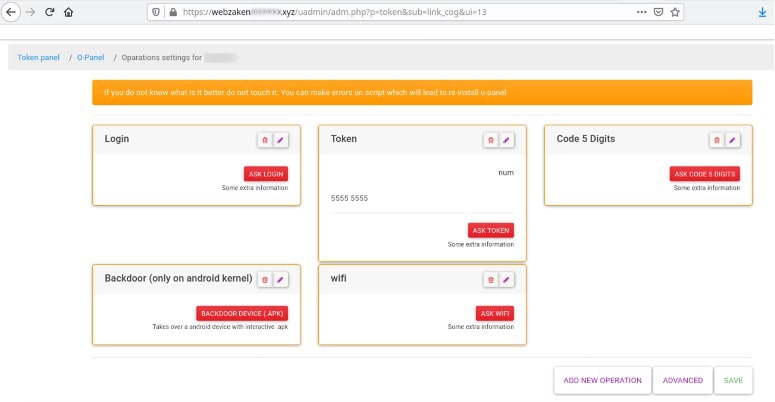 Different operations that can be used with O-Panel
