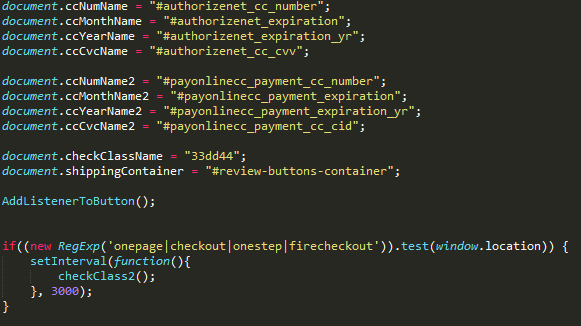JS-sniffer sample code