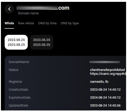 Screenshot of phishing website leveraged by Inferno Drainer customer