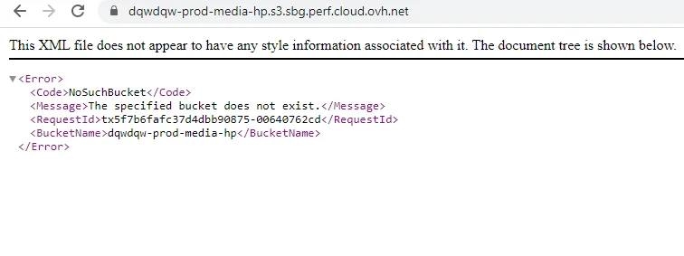 The tag value when the bucket doesn’t exist