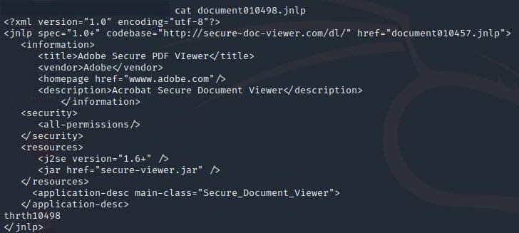 Contents of the file document010498.jnlp