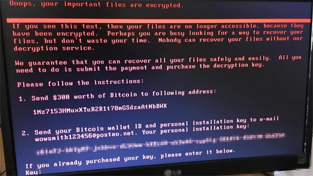 petya malware after encryption