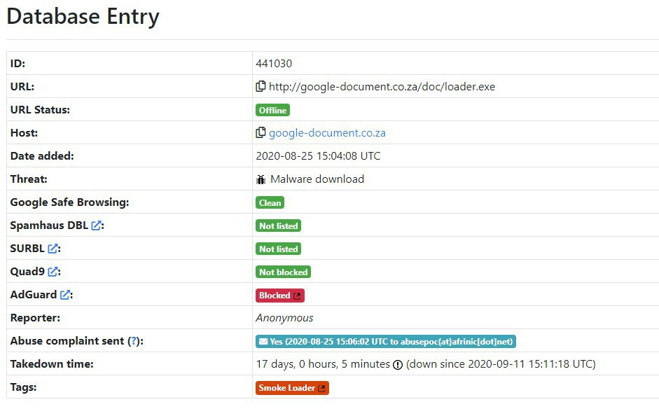 "loader.exe" file analysis and Smoke loader tag