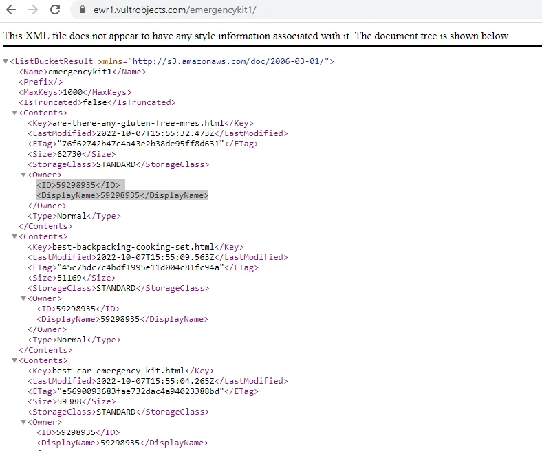 User ID is revealed with open public access