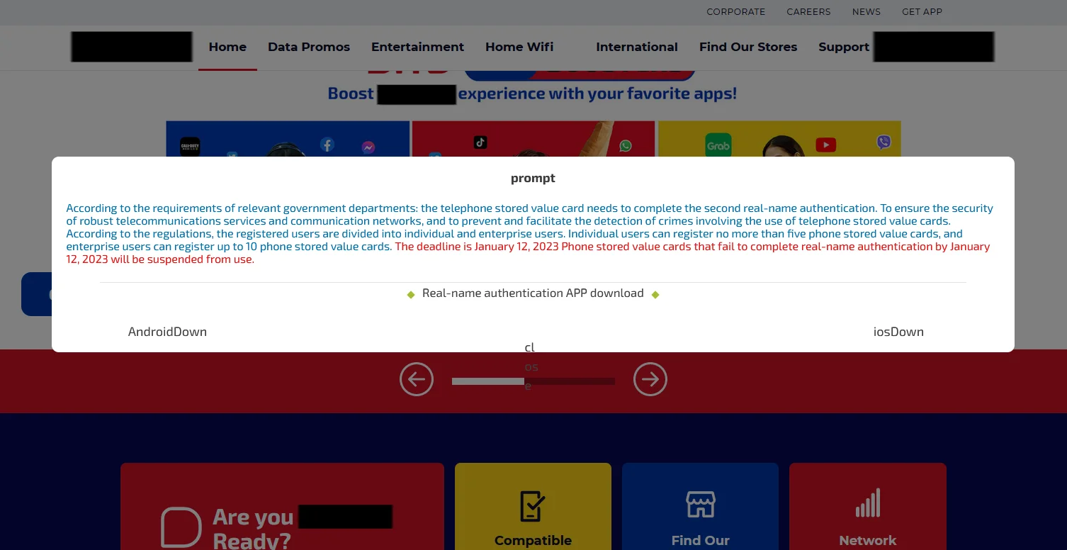 Example of phishing websites spreading Gigabud malware