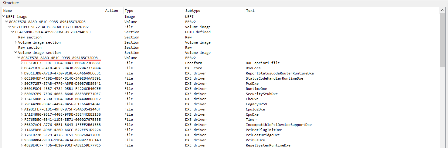 DXE drivers used by bootkits