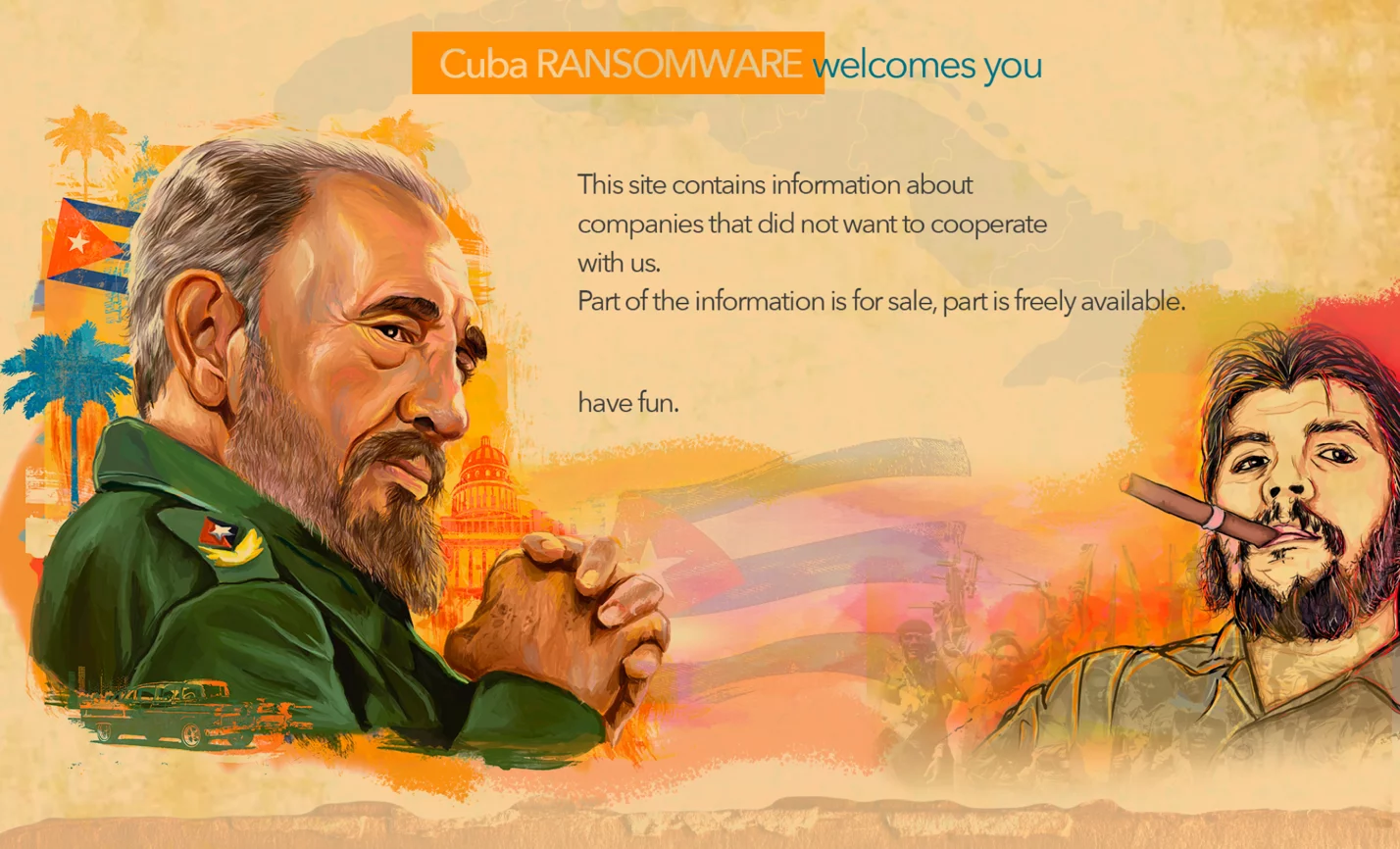 cuba data leak site