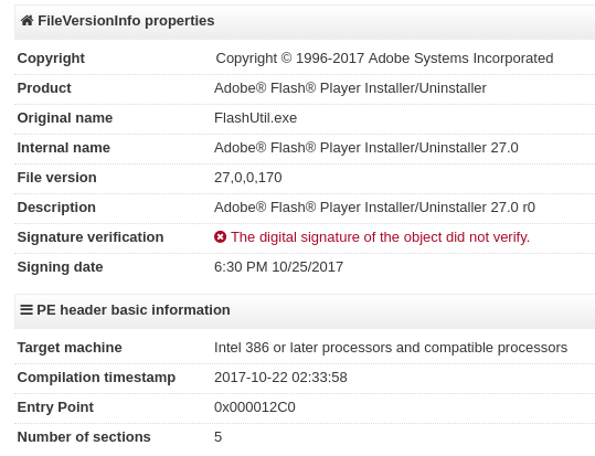 The File install_flash_player.exe of badrabbit