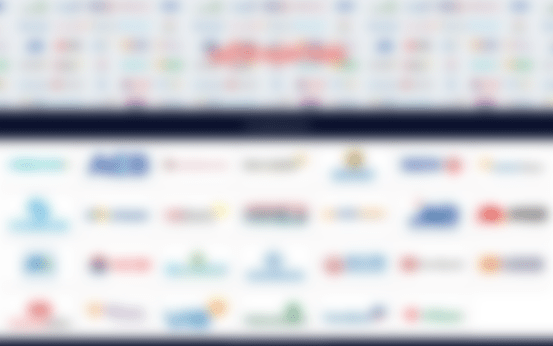 The legitimate companies’ logos on the phishing website