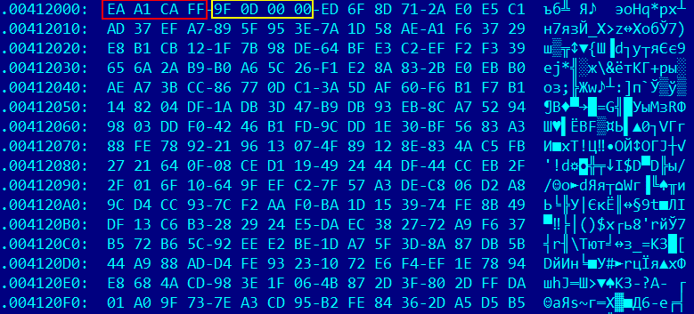 BlackMatter configuration data