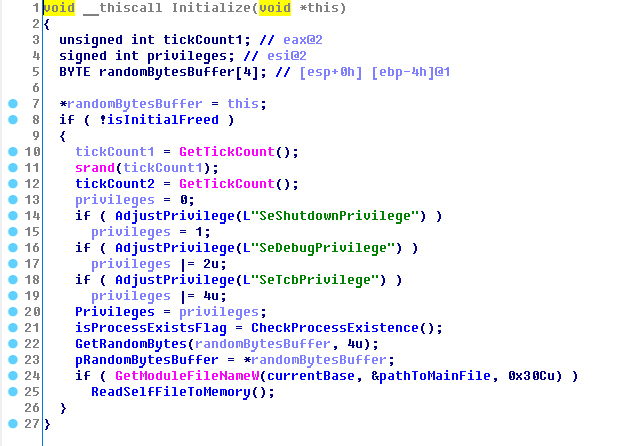 detection of a badrabbit malicious file