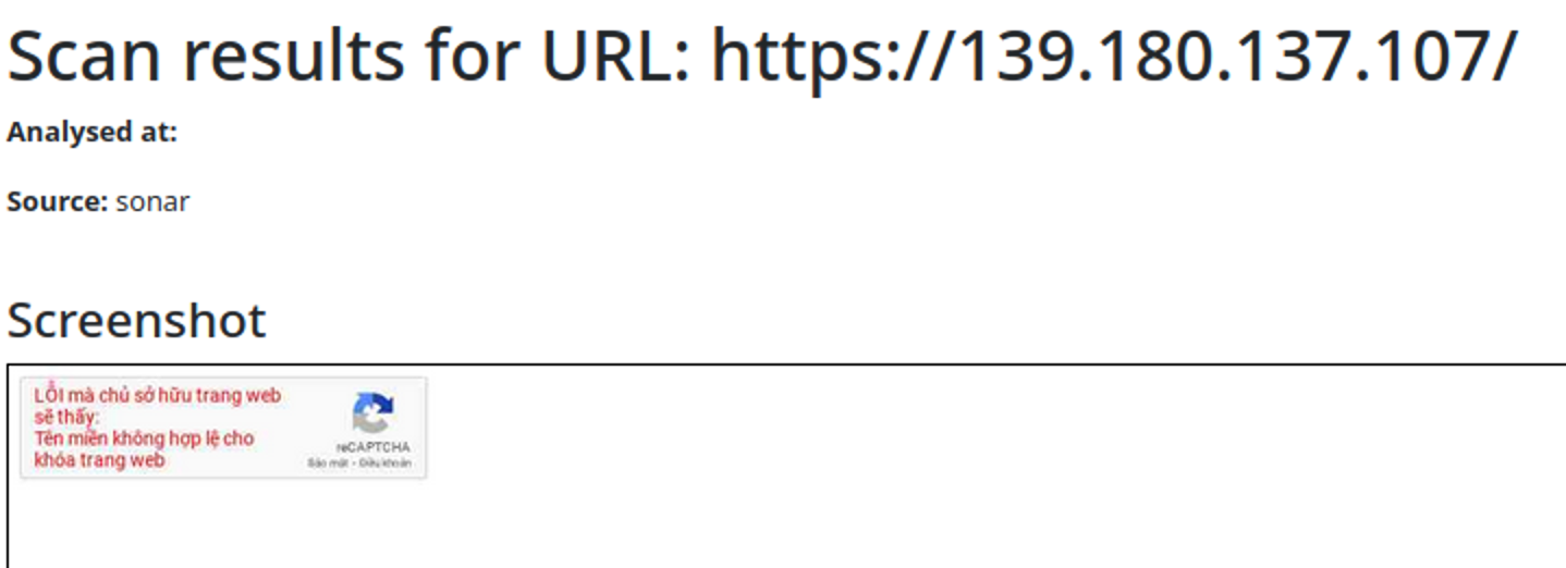 Scan results for 139.180.137[.]107