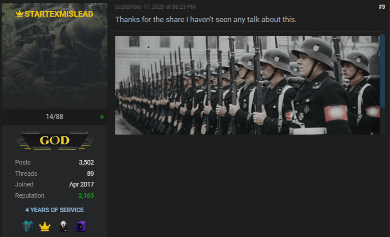 screenshot of comments on ExpertData's post