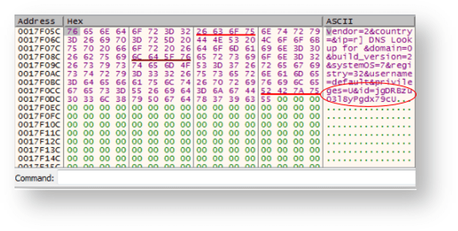 Complete GrimAgent victim reconnaissance