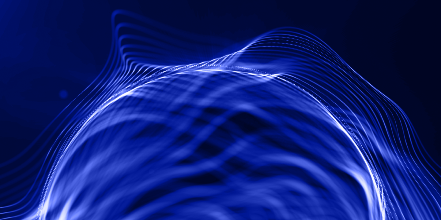 Abstract Blue curve modern background.Creative digital graphic