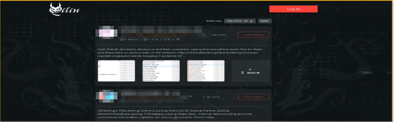 Leaked data on Qilin’s DLS