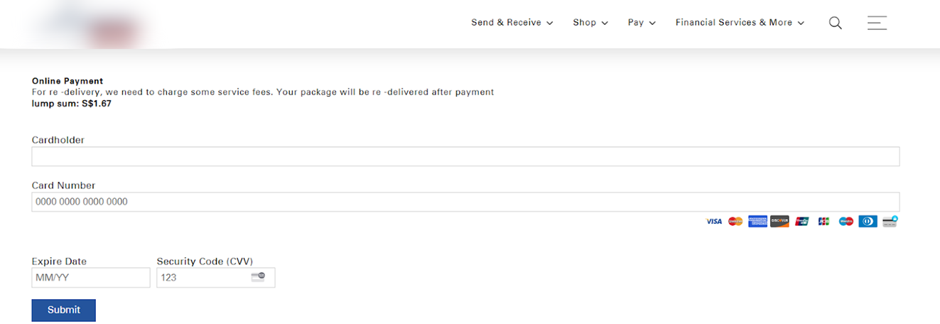 phishing pages mimic URLs
